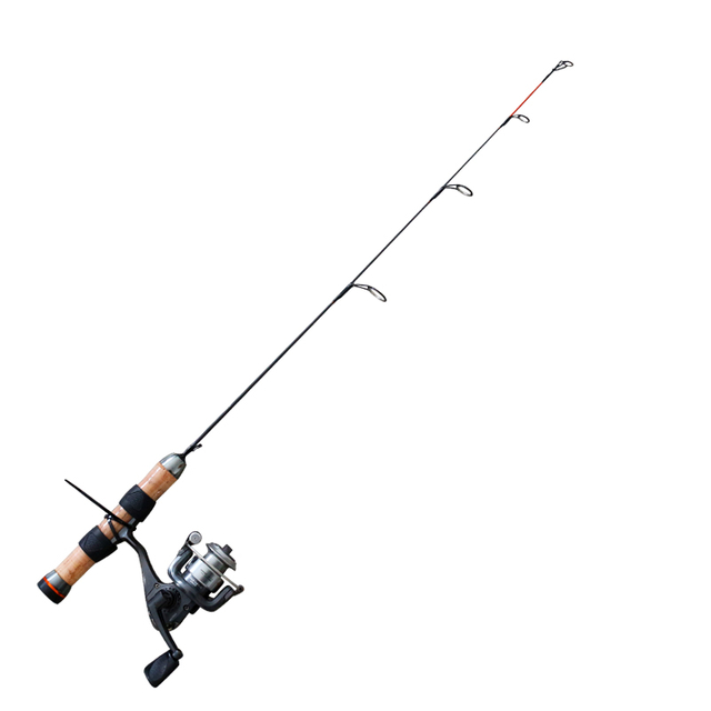 Karbon Ice Fishing Rod Reel Combo untuk Walleye