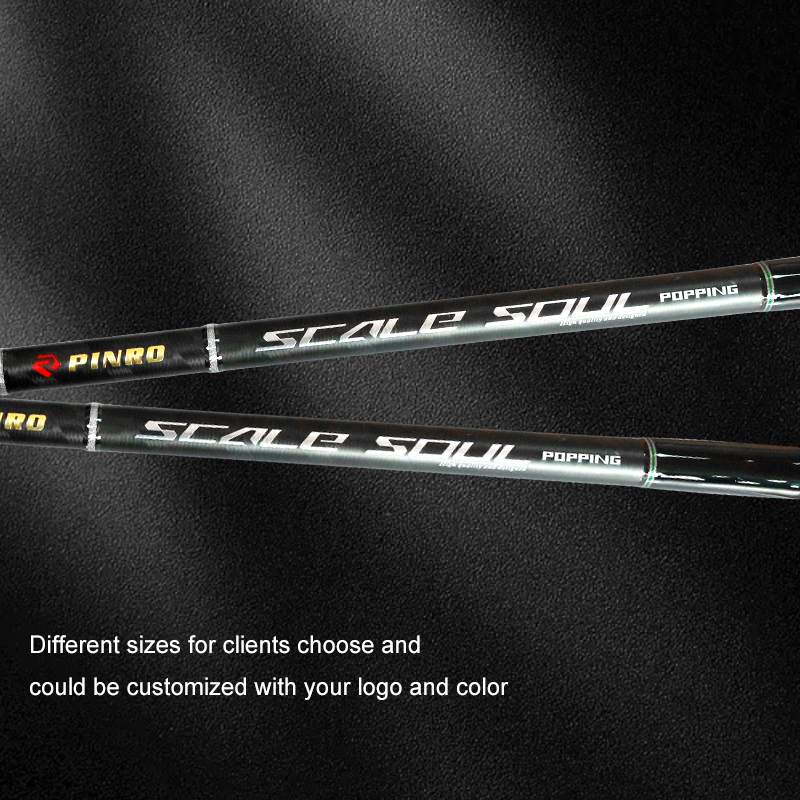 8'6'' 1.5pc Fuji Poping Rod untuk Memancing Laut
