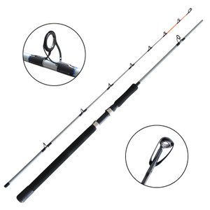 2,1 m und 2,4 m lange, mittelweiche Downrigger-Ruten f&uuml;r Angler