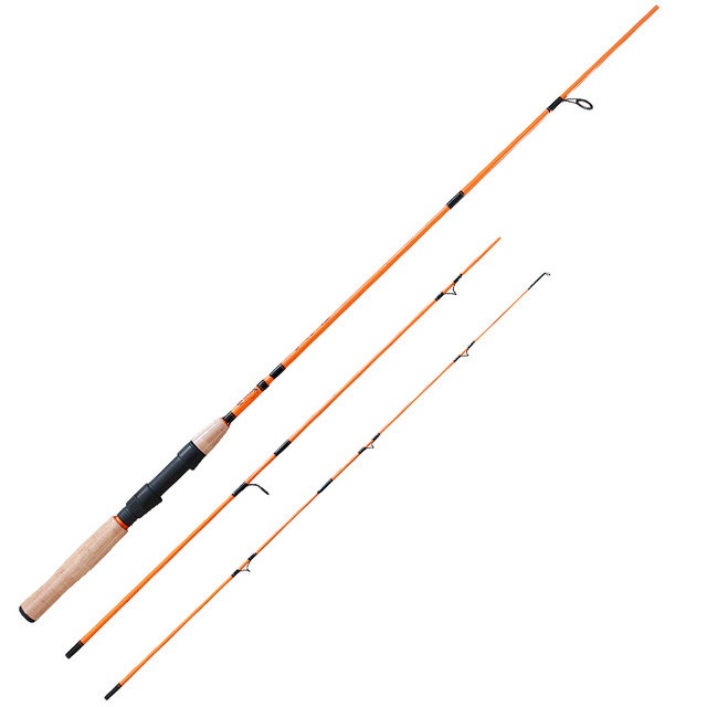 Draagbare Travel Spining Rod 7 stuk 2.1M koolstofvesel visstok