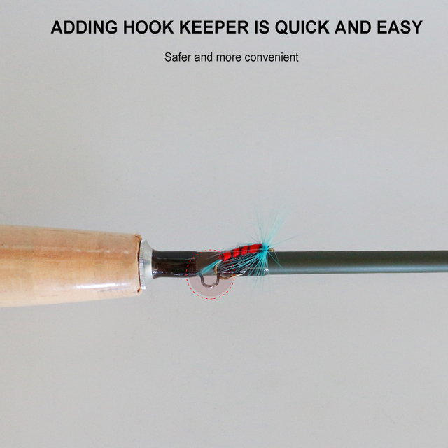 7'6 ''/8'6 ''/9 'Karbon Portable Travel Fly Rods