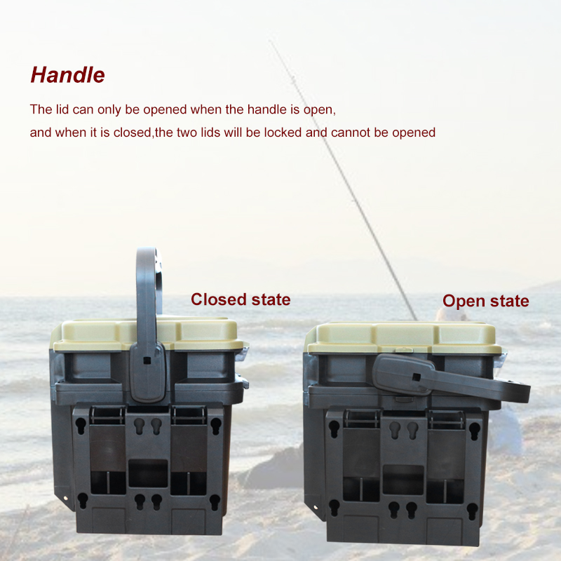 Изготовленная на заказ водонепроницаемая коробка для снастей с разделителями для приманки