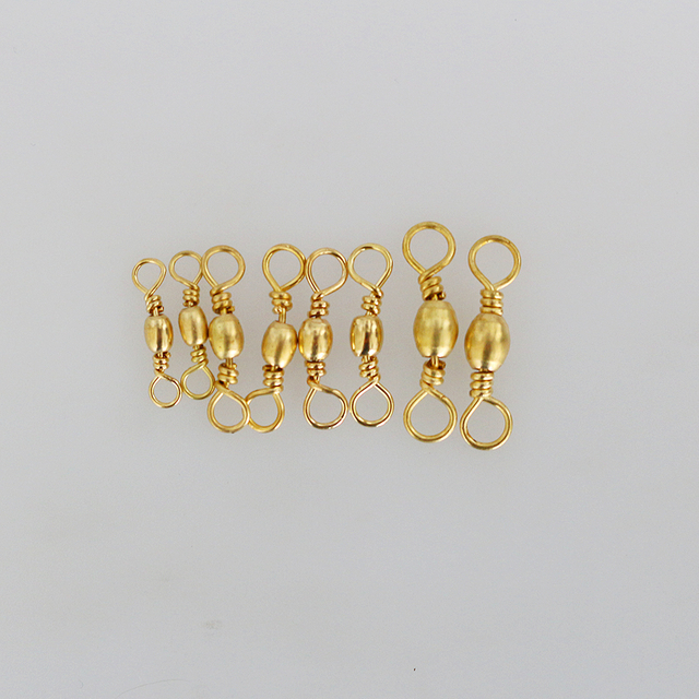 Roestvrijstalen visserij swivel#2/#4/#6/#8 vat swivel assortiment voor rivier- en stroomvissen