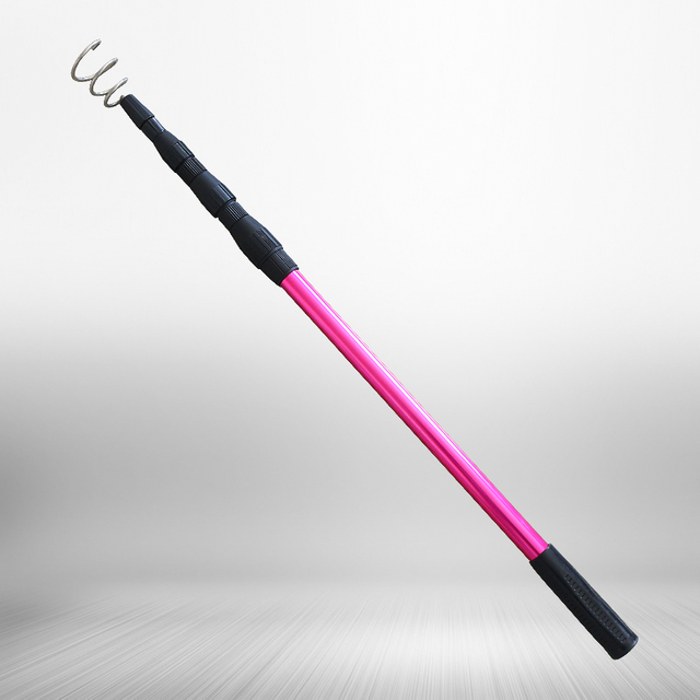 Aluminium telescopic Foldable Aluminium 2.84m/3.1m 4-Sectio Aquae vivae Piscandi Lure Face pro Pike & Perch