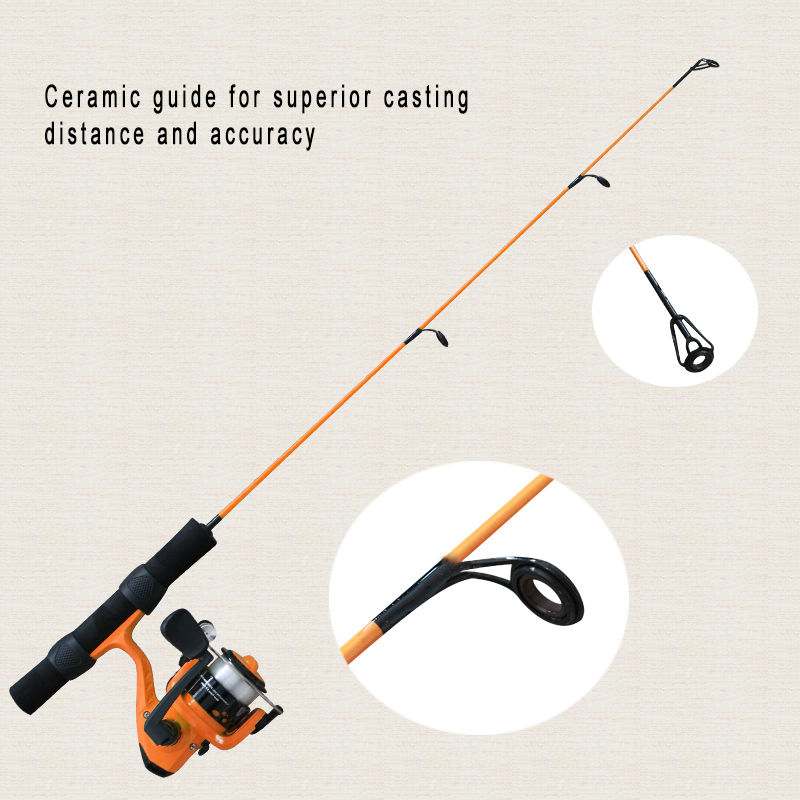 Bobine de canne &agrave; p&ecirc;che sur glace ultral&eacute;g&egrave;re d'hiver OEM/ODM Combo