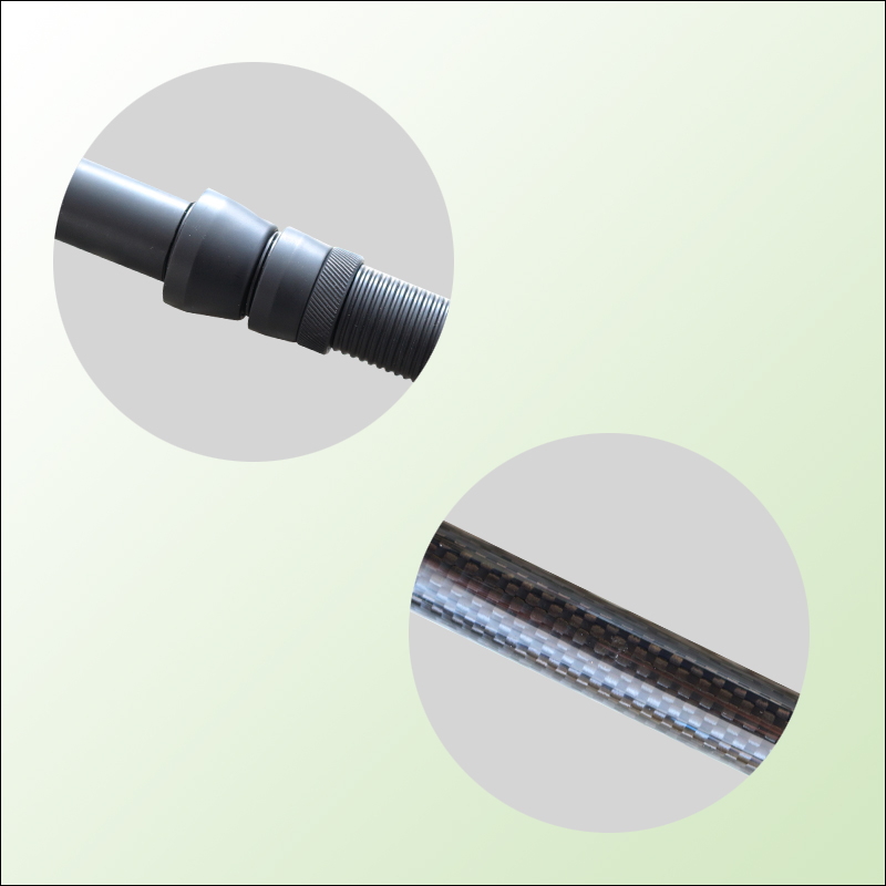 Անհատականացված Carbon Telescopic Spinning Fishing Rod and Reel Combo