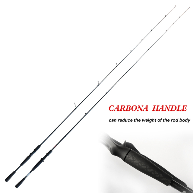 Toray Carbon 1pc Bass Fishing Rod Dibuat di China