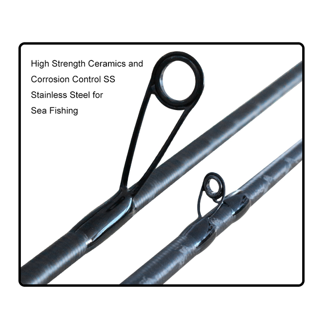 Toray Carbon 1pc Bass Fishing Rod Dibuat di China