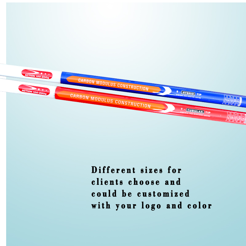 Dura 3-Sectio Surf Piscationis Rod, Carbon Fiber, Custom Color Options